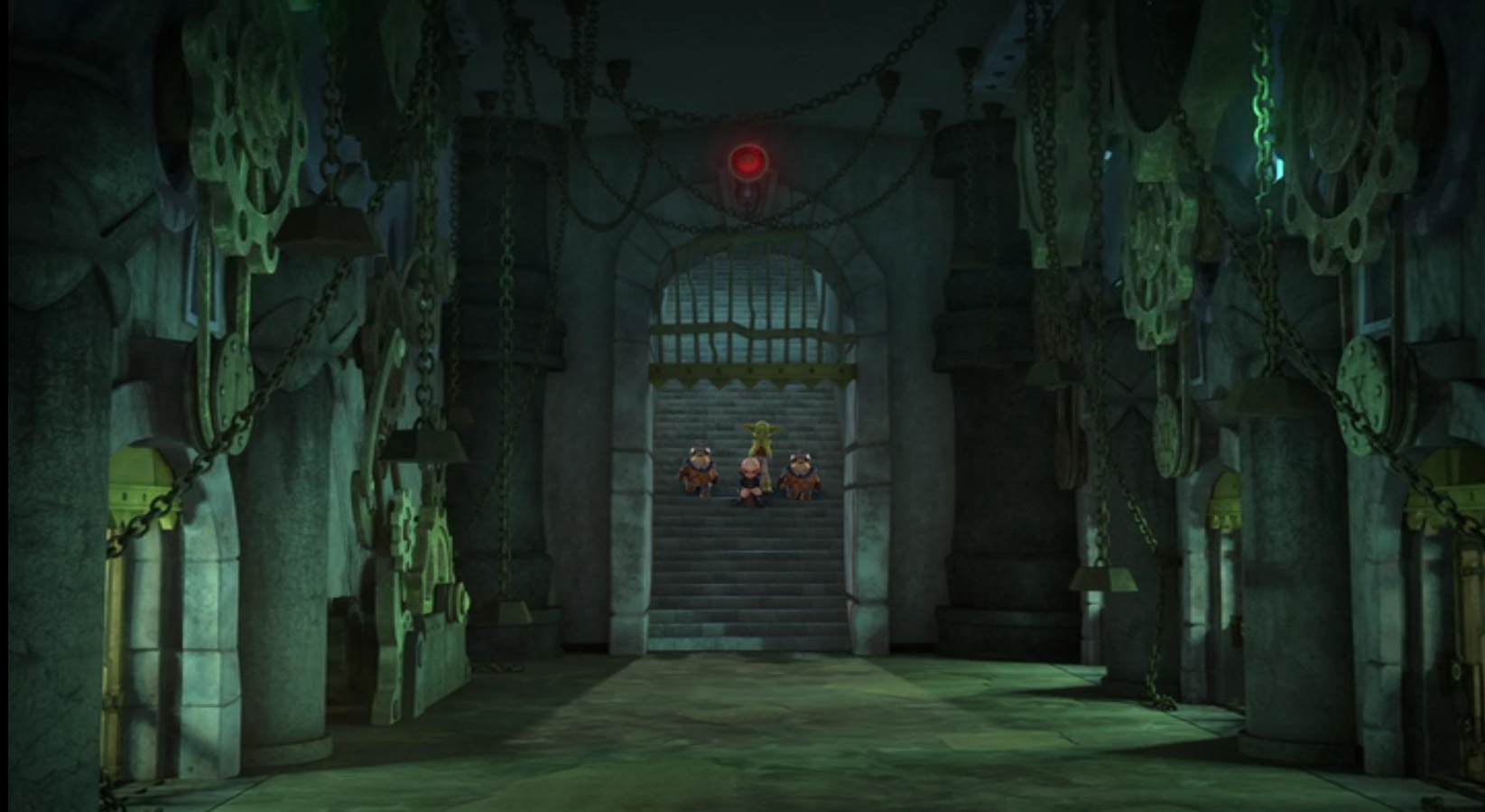 The depths of the Prison where the Doom Raiders were held.