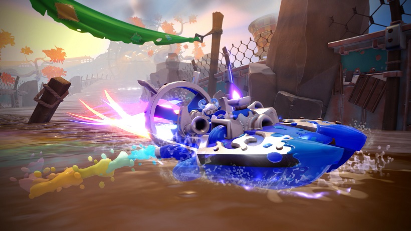 SuperCharged Power Blue Splatter Splasher