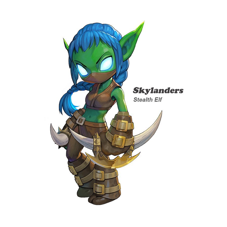 Ring of Heroes concept art of Stealth Elf