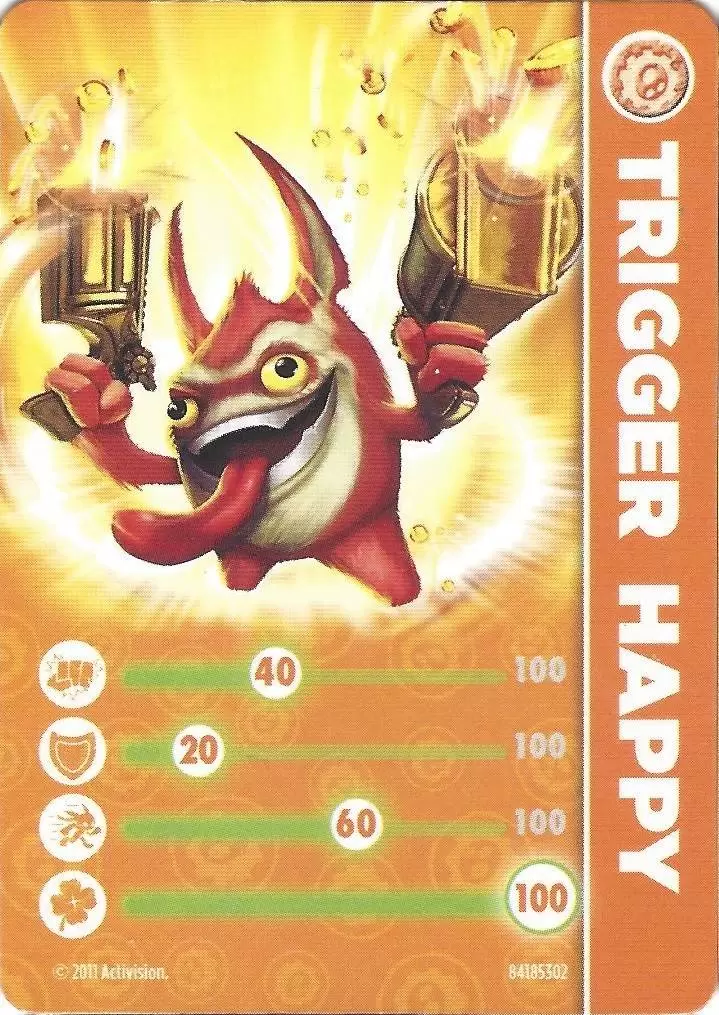 Trigger Happy stat card