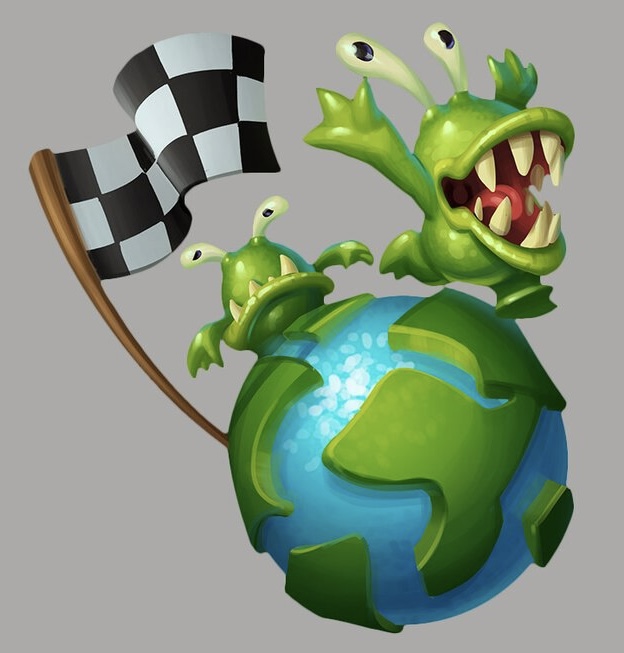 Skylanders: Super Chargers Racing Online Icon.