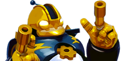 Skylanders: Swap Force art portrait of Legendary Bouncer