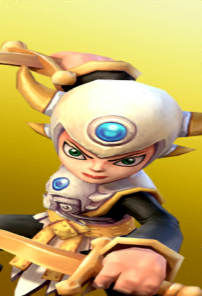 Aurora's arena splash screen from the first version of Ring of Heroes
