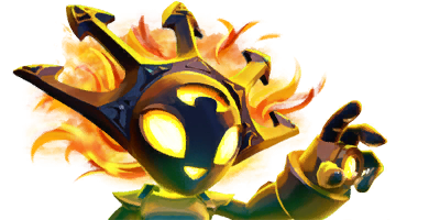 Skylanders: Swap Force portrait of LightCore Smolderdash