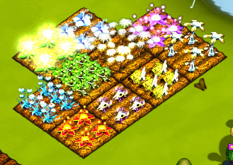Plants fertilized with Radiance, which makes them glow brighter than normal.
