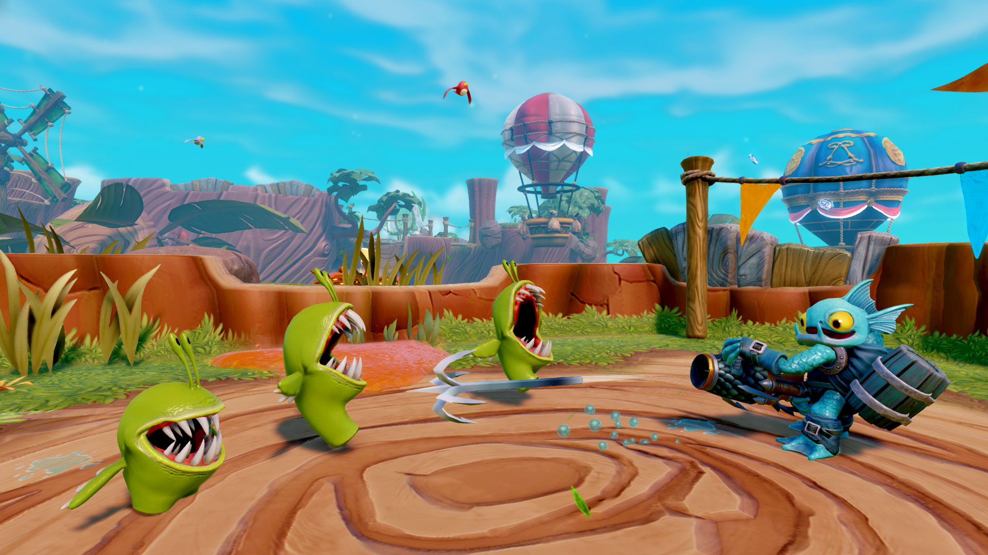 Tidal Wave Gill Grunt attacking Chompies in Soda Springs