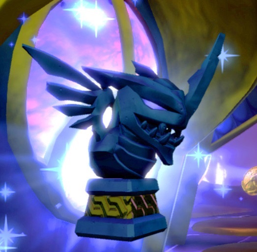 The Blackout statues that decorate the area and serve as the Legendary Treasure.