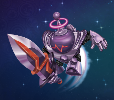 Blaster-Tron's Sensei artwork on Skylanders Creator.
