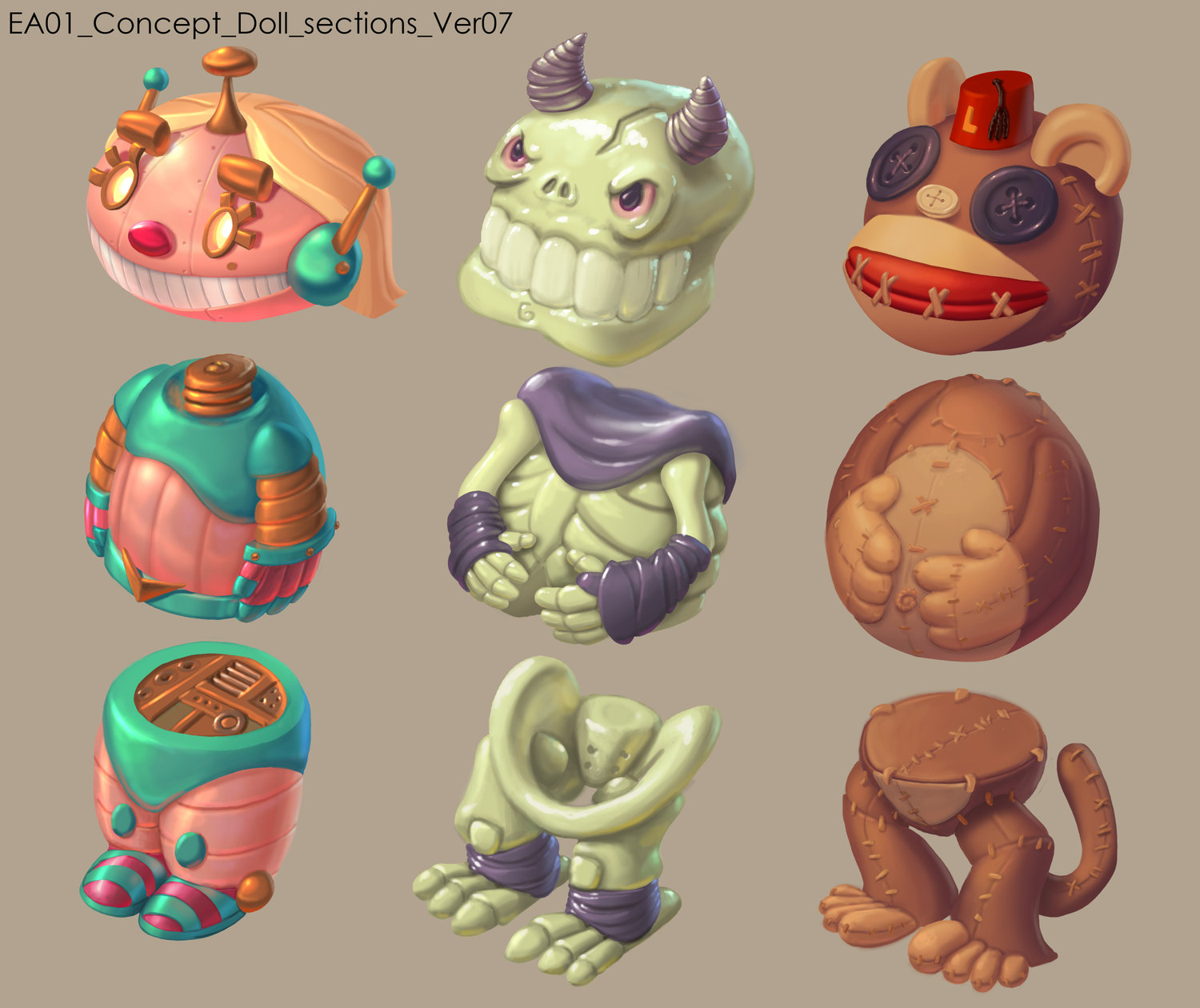 Sensei Tech Realm Doll concept by Bill Tiller