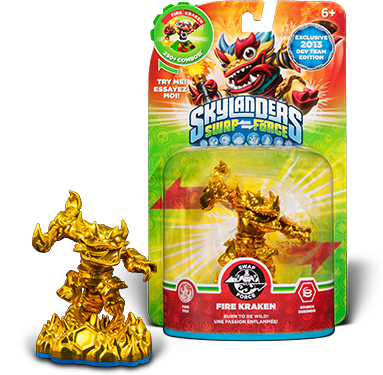 Chrome Gold Fire Kraken