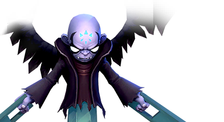 The render of Ultra Traptanium Kaos as seen in his boss battle