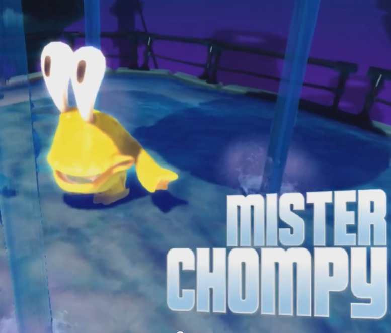 A giant Chompy Pastpetal, Mister Chompy.
