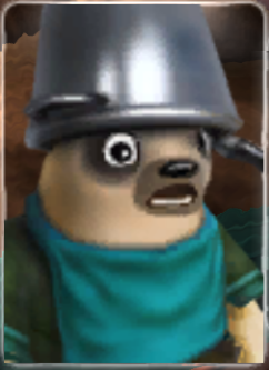 Snuckles' character portrait in Skylanders: Spyro's Adventure (Shattered Island, Wii)