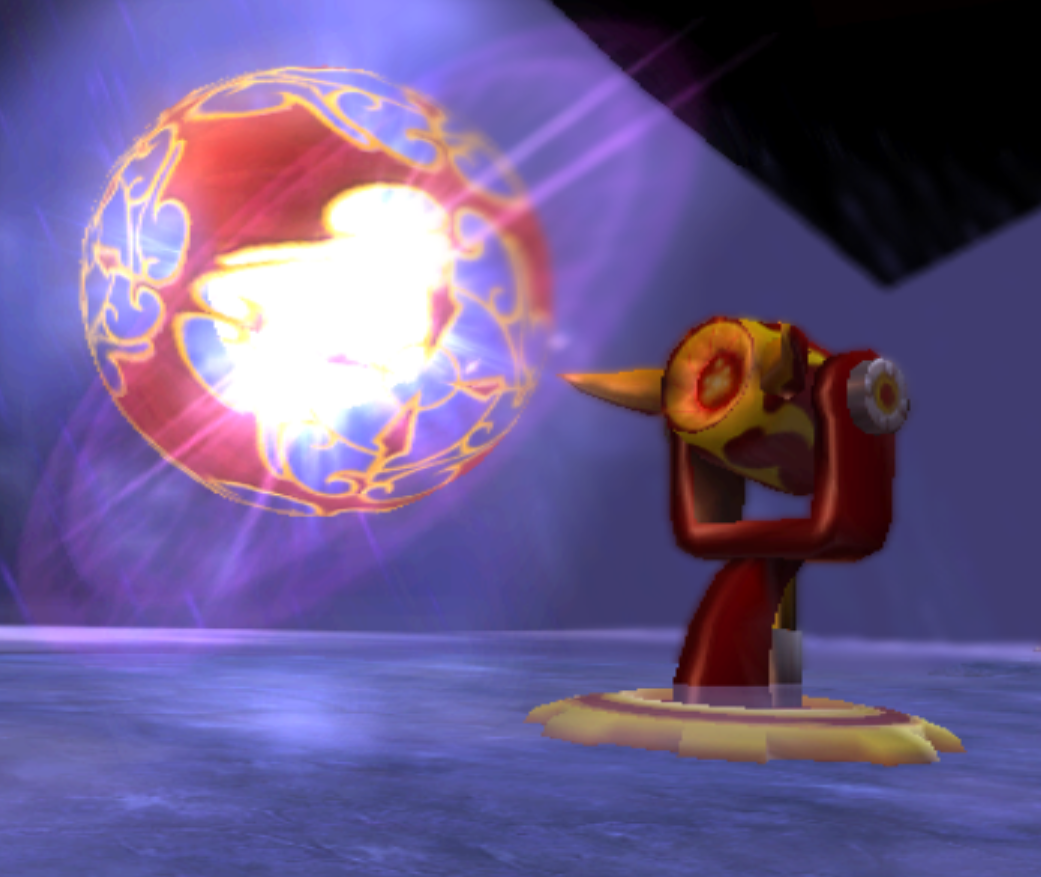 Arkeyan Blaster attacking in Skylanders: Giants