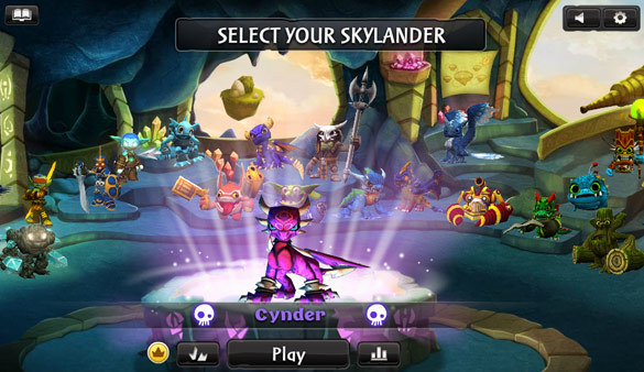 Cynder on the Portal of Power in Skylanders: Universe