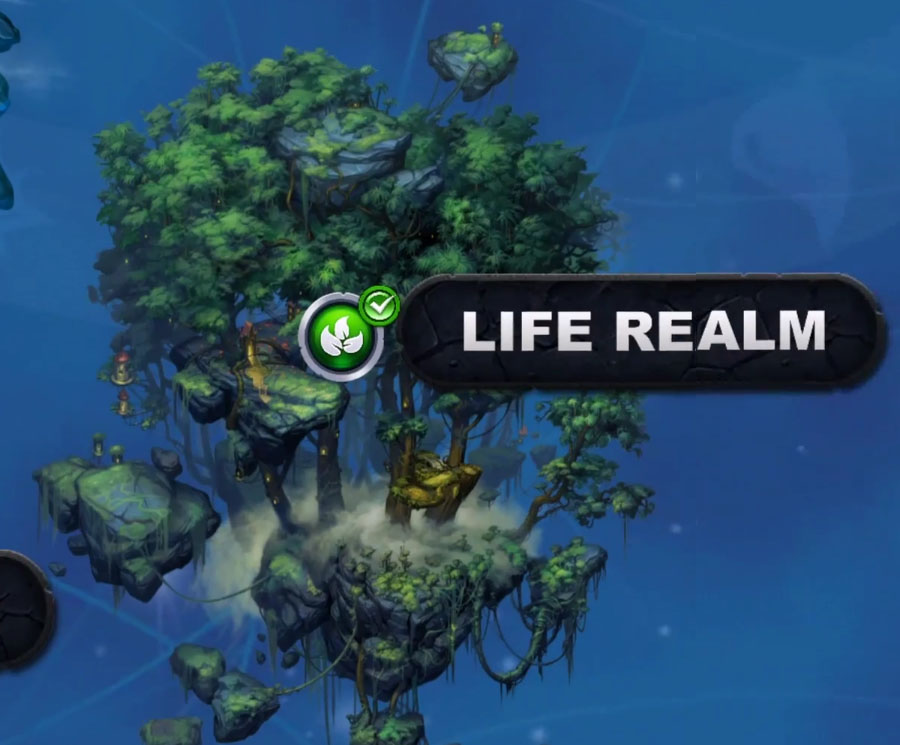 The Life Realm, also known as Life Island
