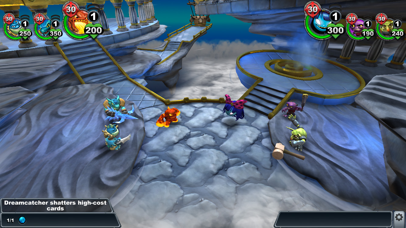 The Air Realm's arena in game.