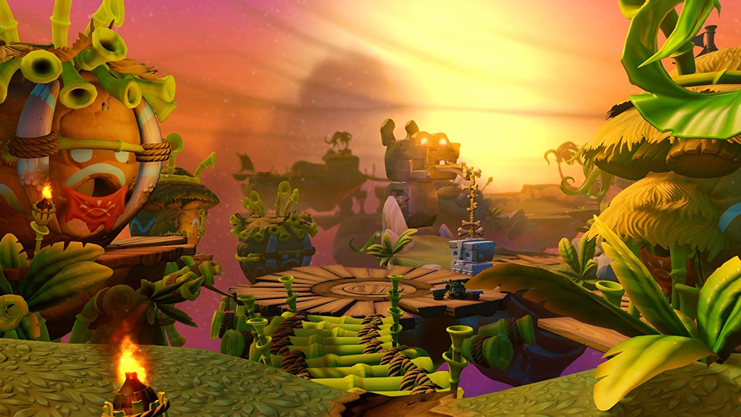 The islands surrounding the Cursed Tiki Temple