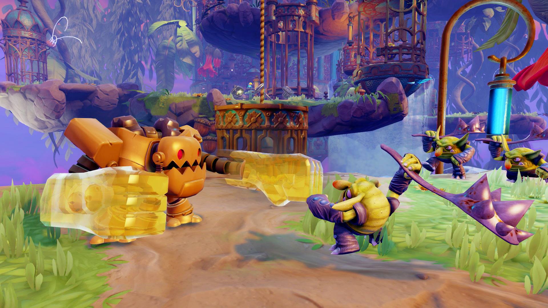 Jawbreaker taking on three Eggsecutioners