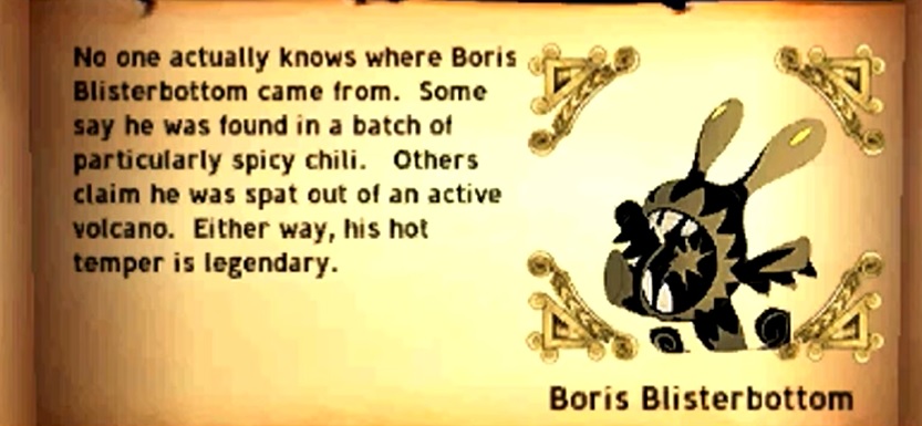 Boris Blisterbottom's first Nightmare Page