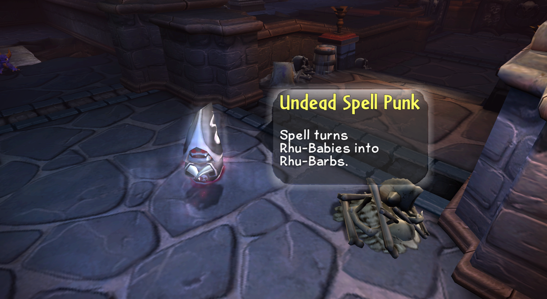 Undead Spell Punk's enemy intro at Cadaverous Crypt (Wii)