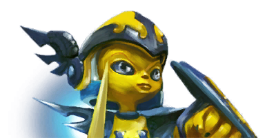 Legendary Chill Skylanders: Swap Force art portrait