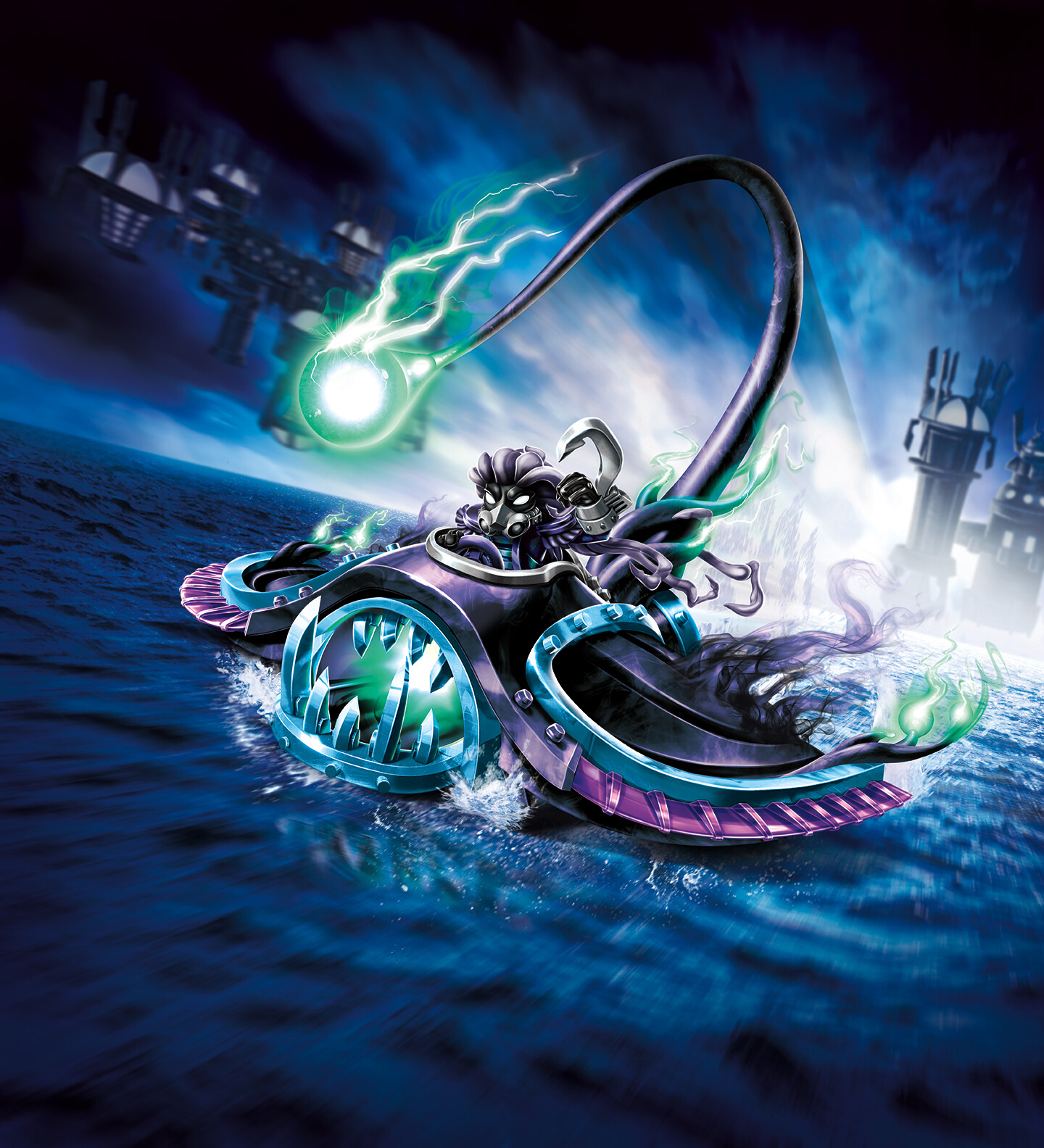SuperCharged Sea Shadow promotional art by Phillip Worobey