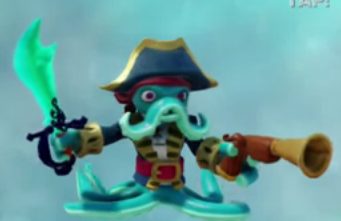 Wash Buckler's sword from his "Cutlass Captain" top path