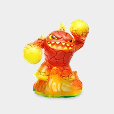 Eruptor in toy form