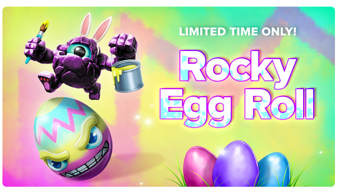 Skylanders: Lost Islands promotion of Rocky Egg Roll by Kara Zisa