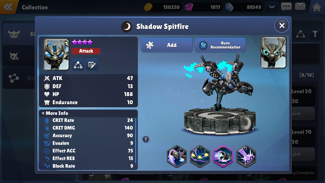 Awakened Shadow Spitfire