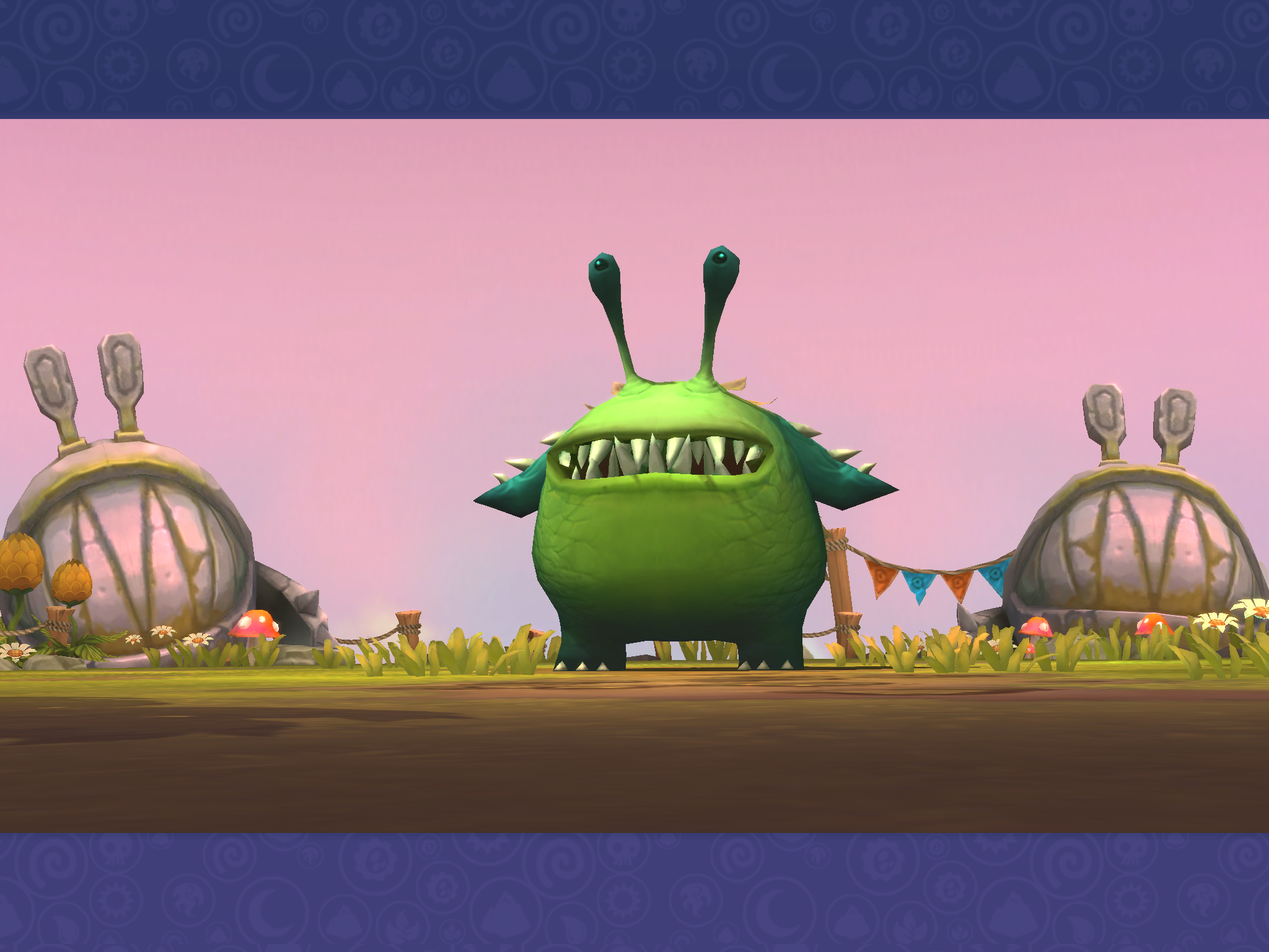 Chompy Mage's chompy form during his boss intro.