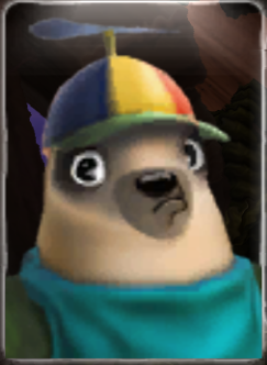 Rizzo's character portrait in Skylanders: Spyro's Adventure (Shattered Island, Wii)