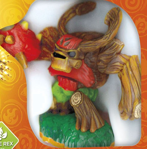 Tree Rex in the Booster pack and the Portal Owners pack