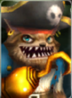 Captain Dreadbeard's character portrait in Skylanders: Spyro's Adventure (Wii).