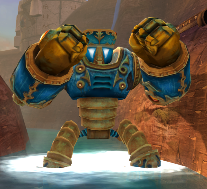 The Robot during the intro of Secret Vault of Secret