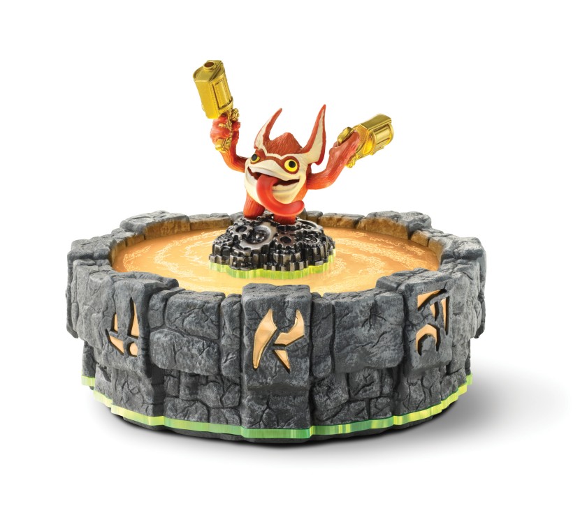 Trigger Happy figure on the Portal of Power