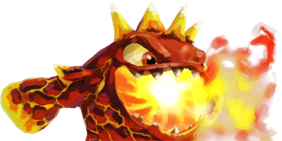 Skylanders: Swap Force portrait of Series 3 "Lava Barf" Eruptor