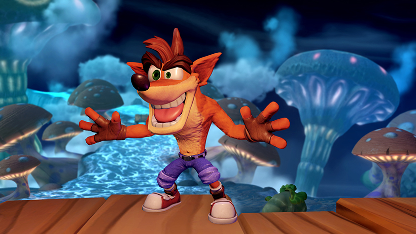 Crash Bandicoot in-game