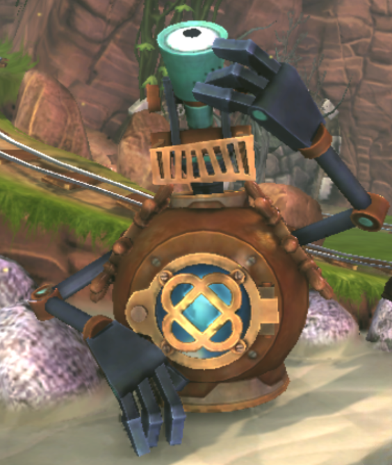 Clam-tron 4000 rusted on the beach of the Ruins (PlayStation 3 / Xbox 360)