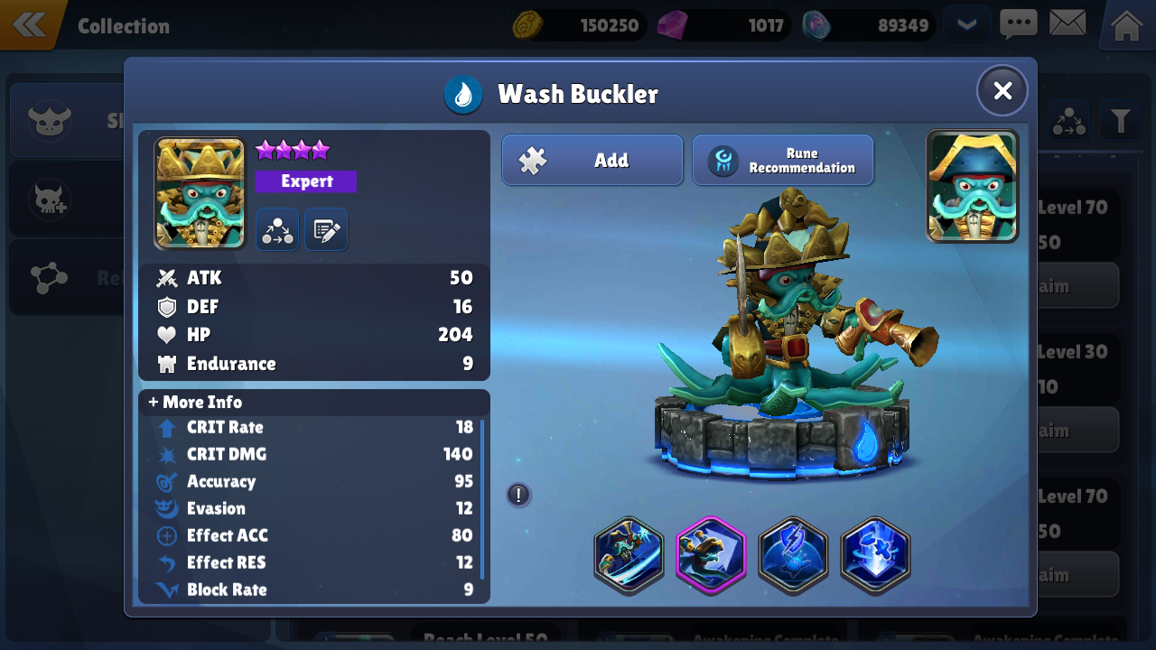 Awakened Wash Buckler