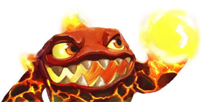 Skylanders: Swap Force portrait of LightCore Eruptor