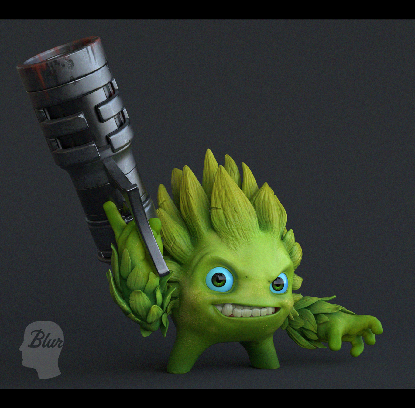 CGI model of Food Fight in the animated Trap Team commercials by daniorrr