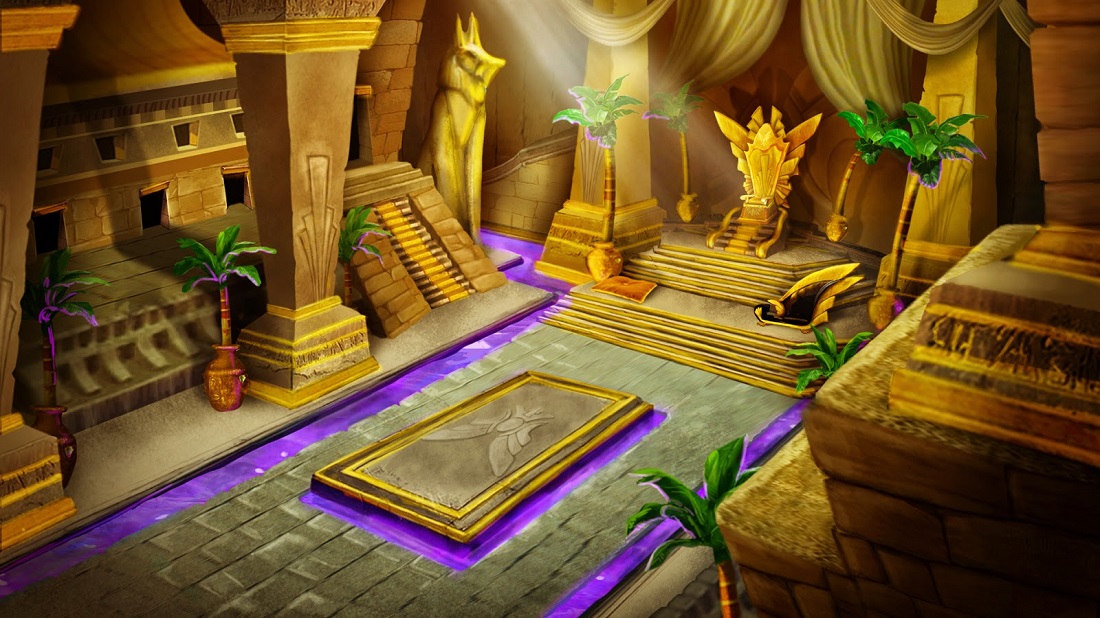 PandaPanther's concept of the Golden Queen's throneroom