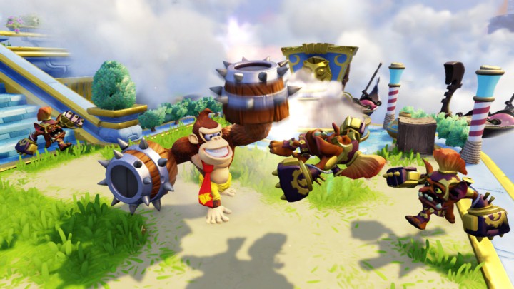 Turbo Charge Donkey Kong attacking Inflatrators