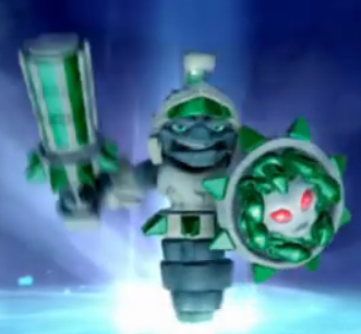 Doom Stone's new shield from his "Jaded Fighter" top path