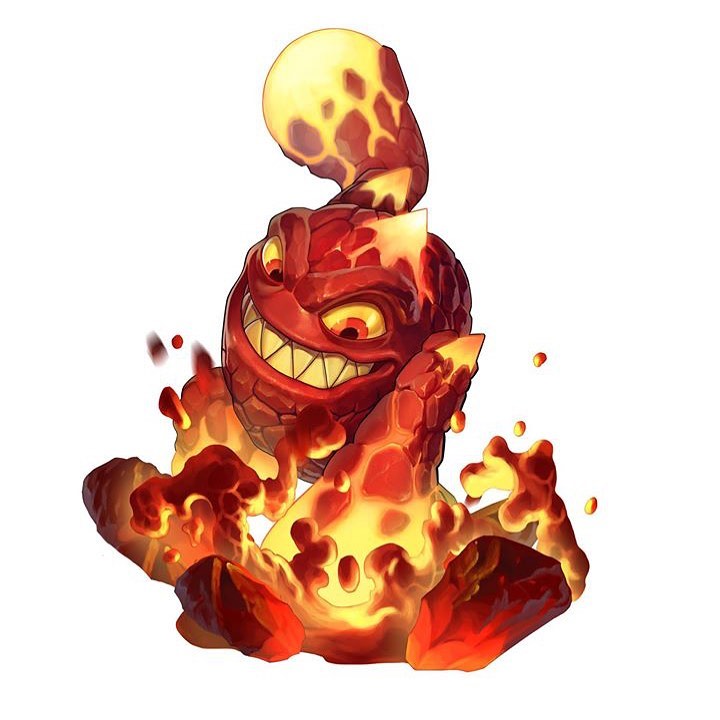 Concept art of Eruptor for Skylanders: Ring of Heroes