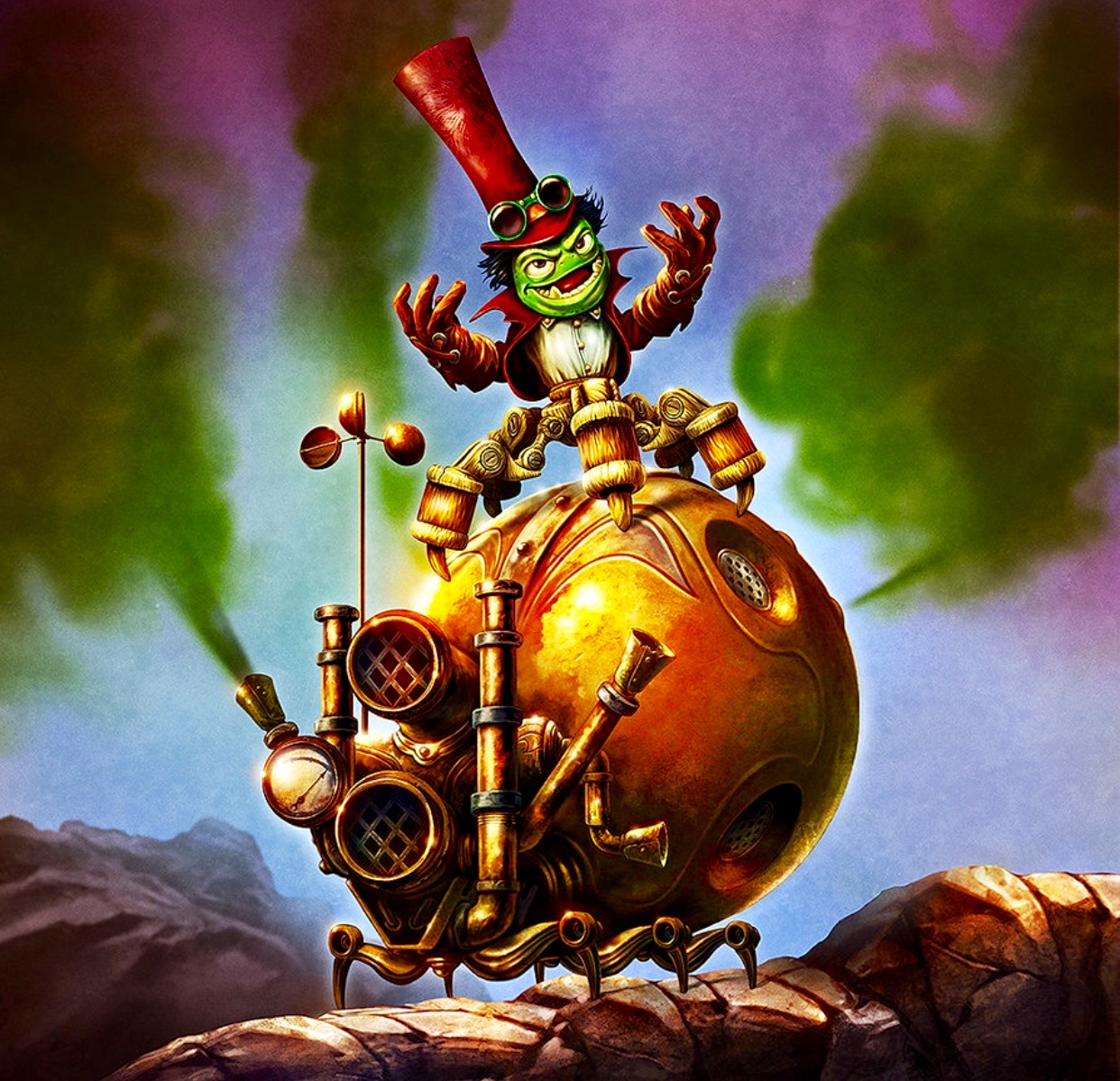 Smog Machine card illustration by tikos