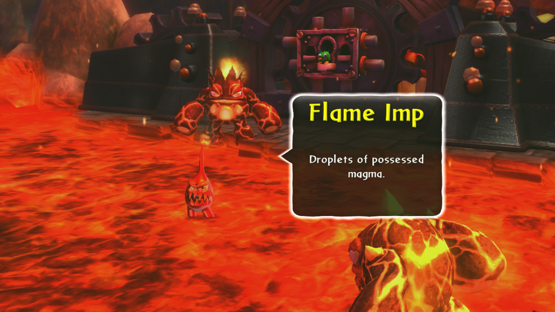 Flame Imp's enemy intro at Troll Warehouse (PlayStation 3 / Xbox 360)