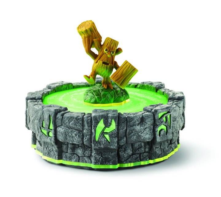 Stump Smash in toy form on portal of power